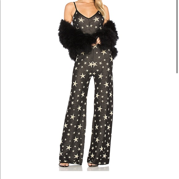 House of Harlow 1960 Pants - House of Harlow Jerry Jumpsuit in Star Print
